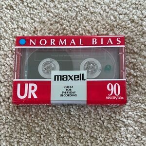Maxwell unopened audiocassette